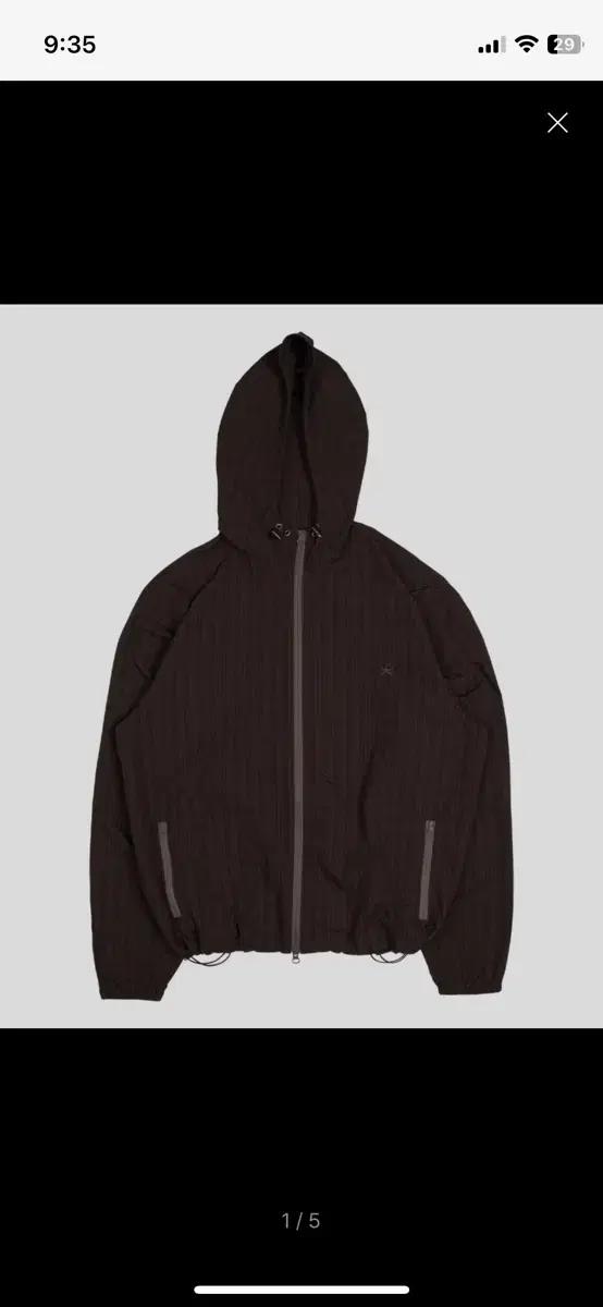 더콜디스트모먼트 윈드스토퍼 바람막이 버건디