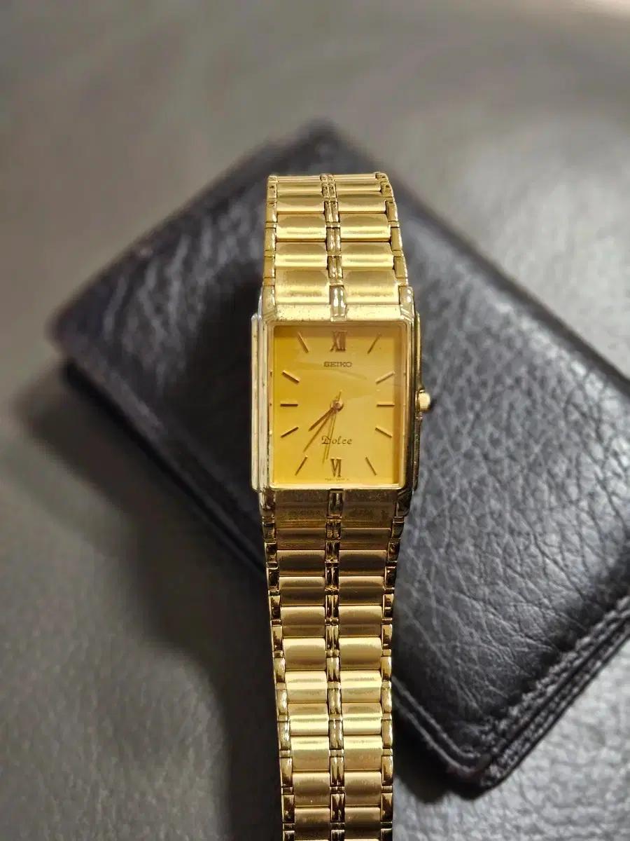 seiko 금장 시계