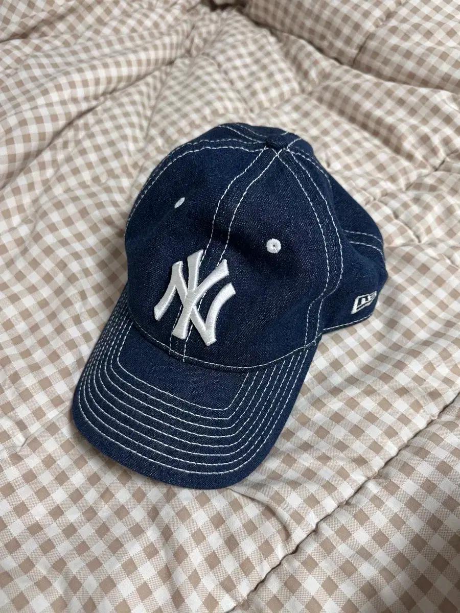 Mlb 뉴에라 스티치 데님 모자