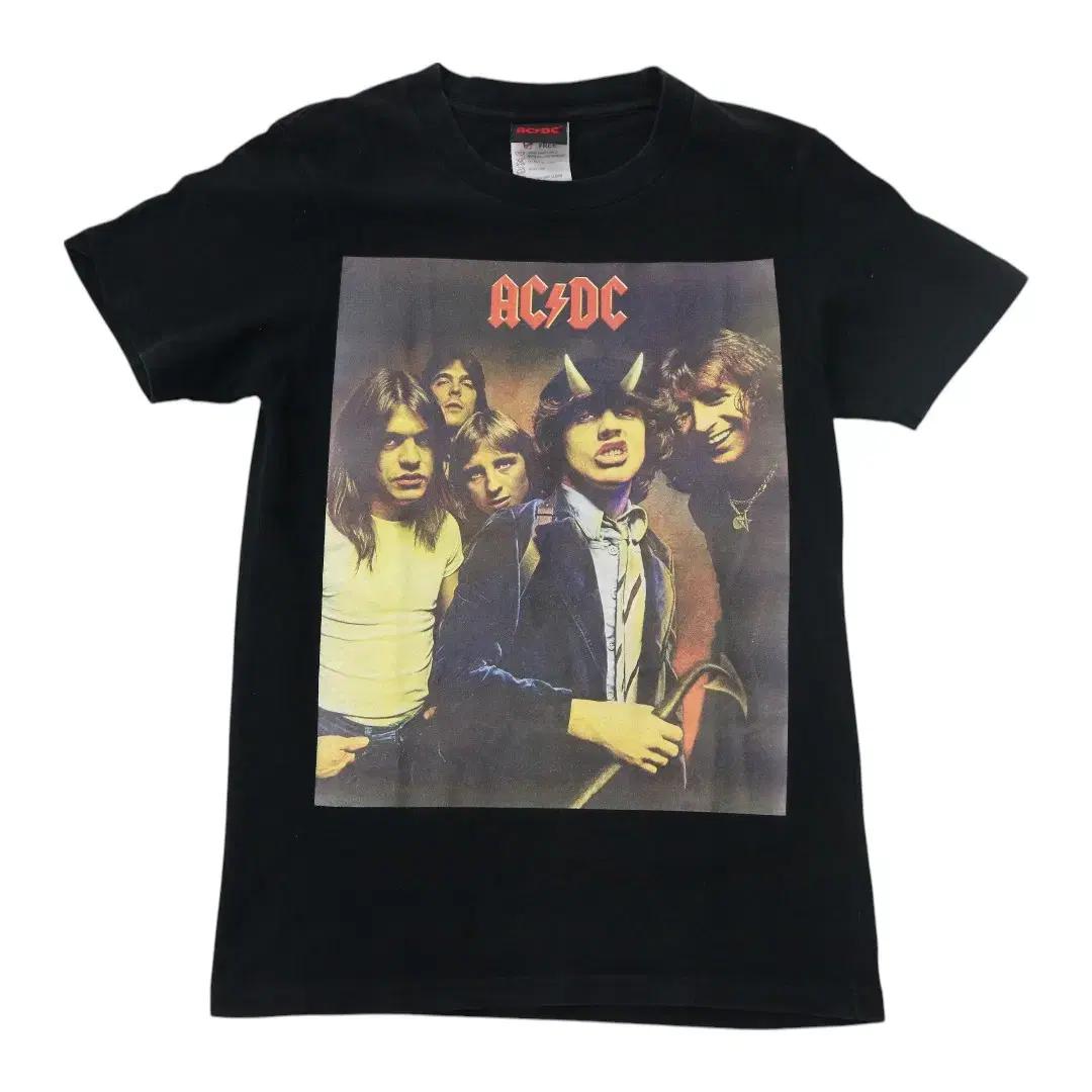 HYSTERIC GLMAOUR X AC/DC 콜라보 반팔틴셔츠