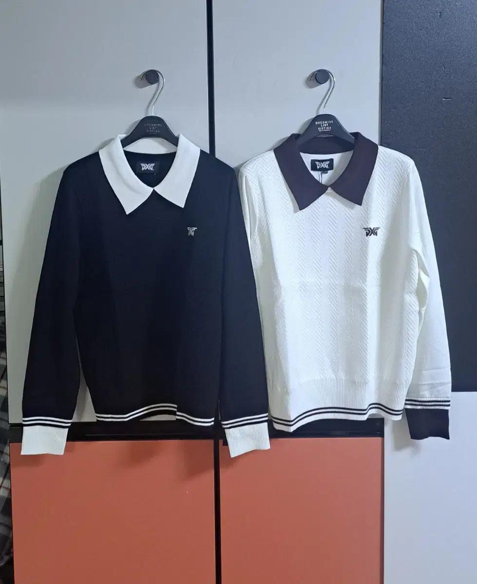 (S.M) PXG WOMEN'S GOLF 카라 포인트 스웨트2개