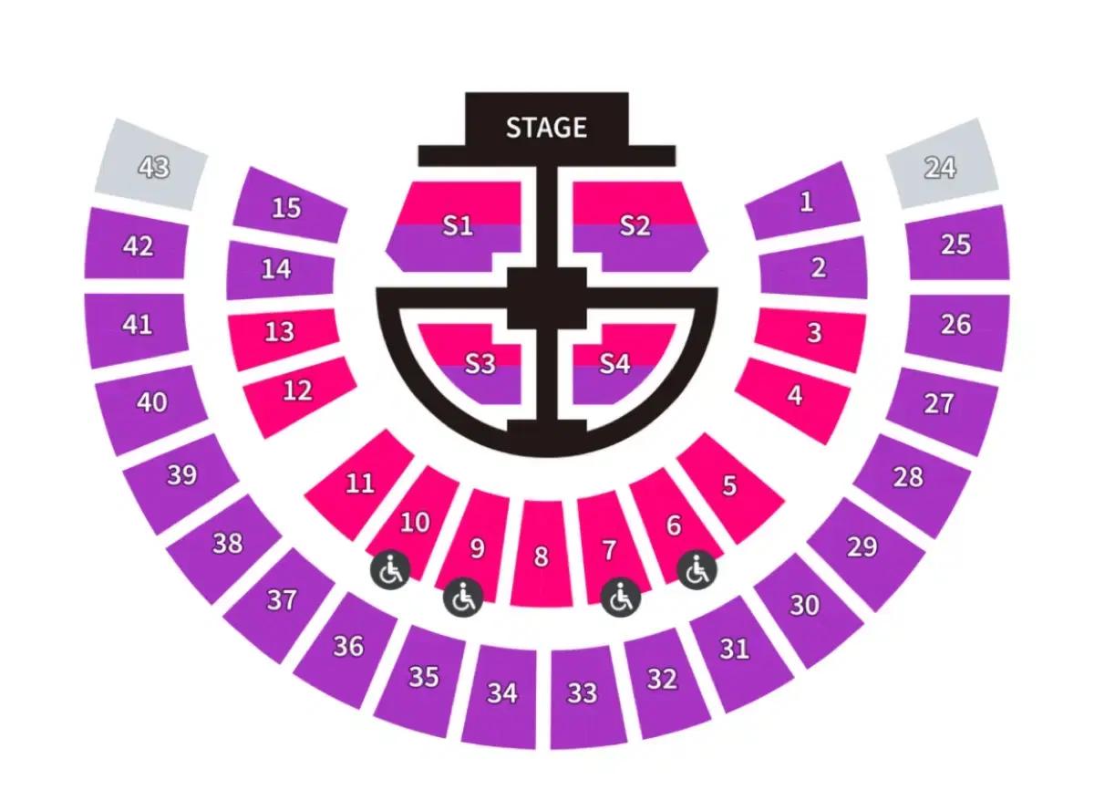 라이즈 콘서트 중콘 s2 s1 교환