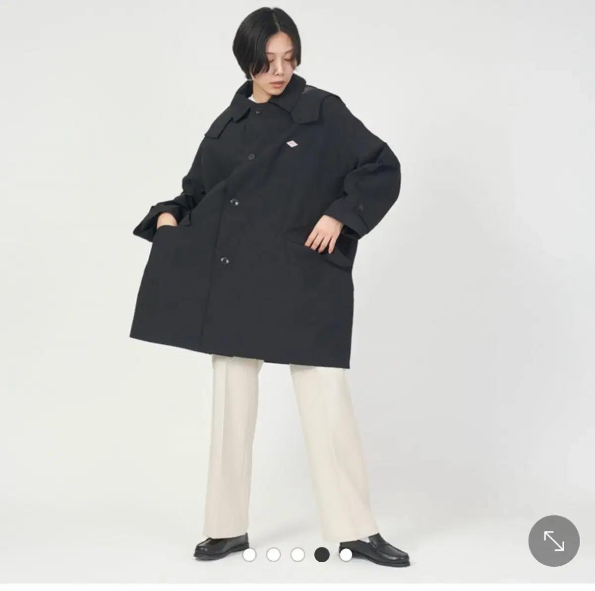 새상품급 단톤 발마칸 웨더코트 s사이즈이지만 프리사이즈