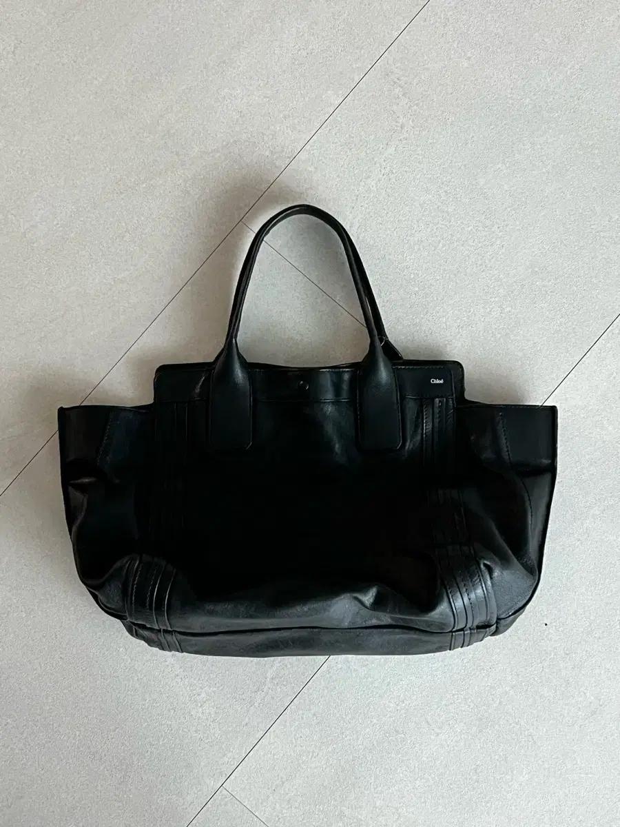 가죽 끌로에 토트백