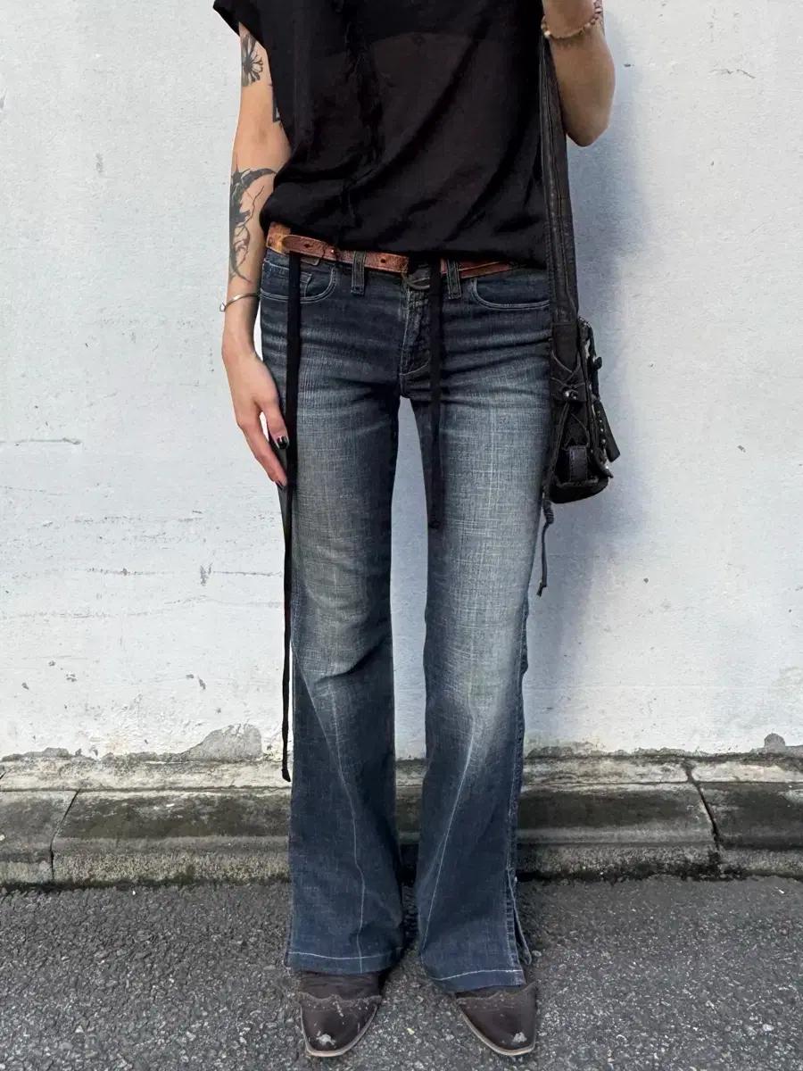 marithe francois girbaud flare jeans