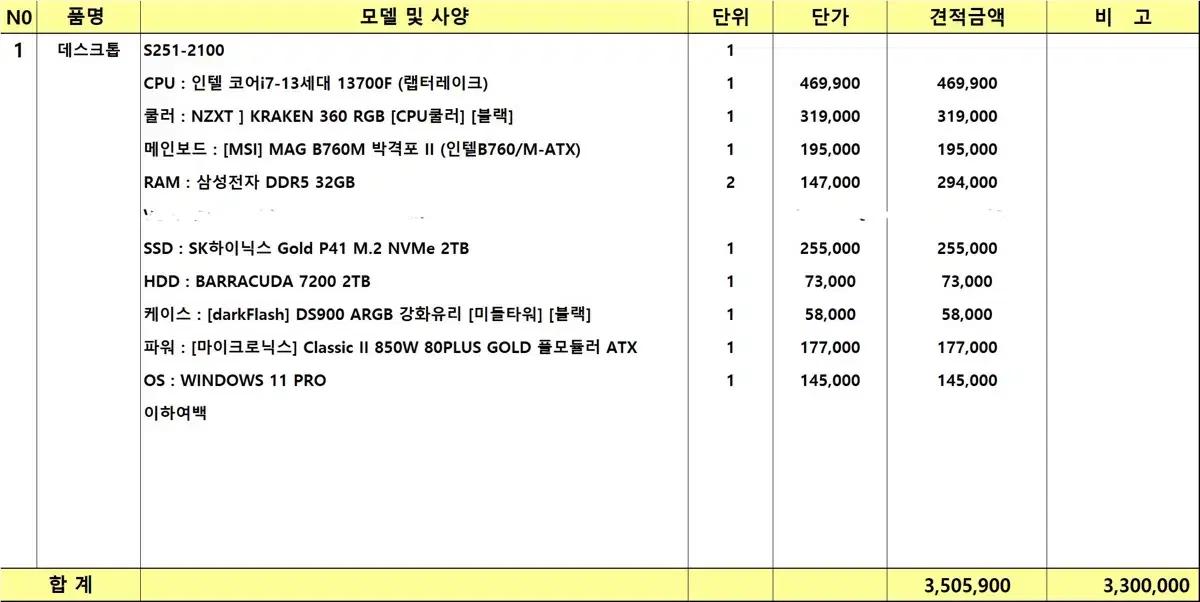 게이밍 데스크탑 RTX 4070 Ti SUPER