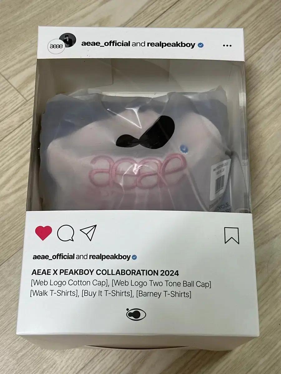aeae 에이이에이이 픽보이 모자 웹 로고 볼캡 다크 브라운 발렌타인