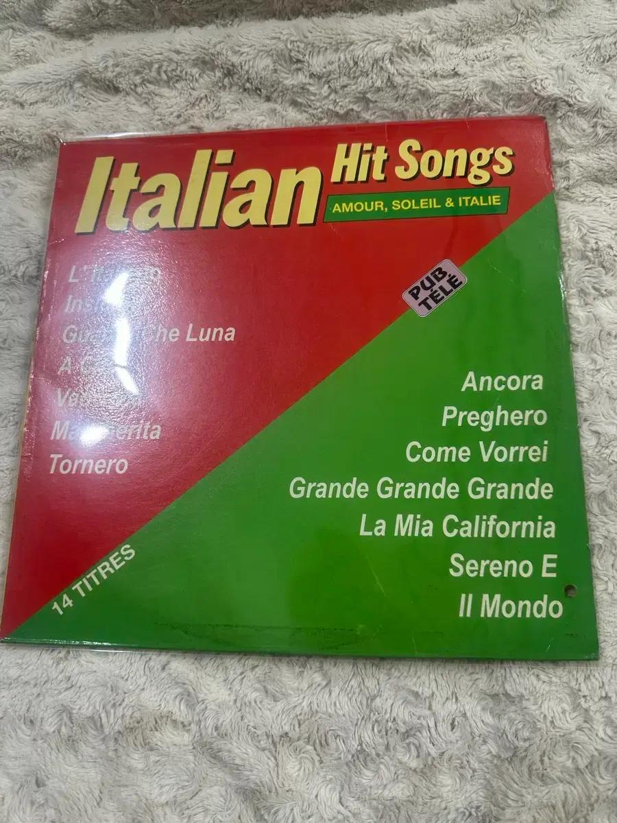 Italian Hit Songs - Amour, Soleil LP팝니다