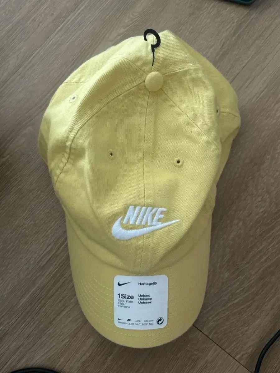 (새상품) 나이키 헤리티지 볼캡 연노랑