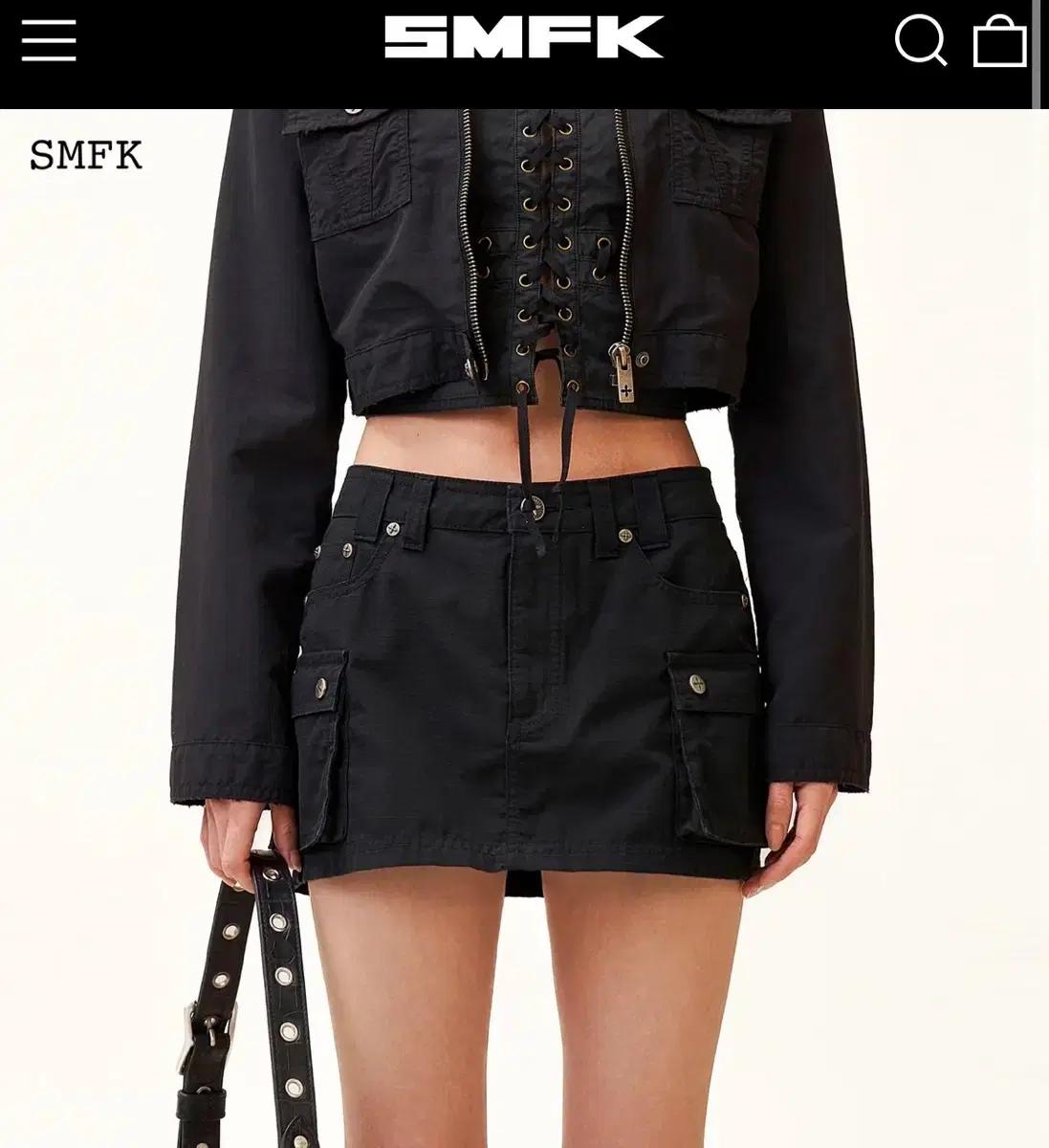 SMFK 카고 미니 스커트 XS (새상품)