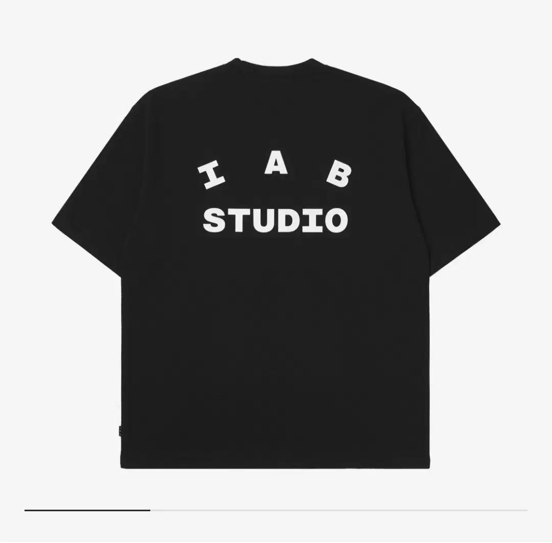 IAB STUDIO 반팔 티셔츠 블랙 : SIZE S /XL