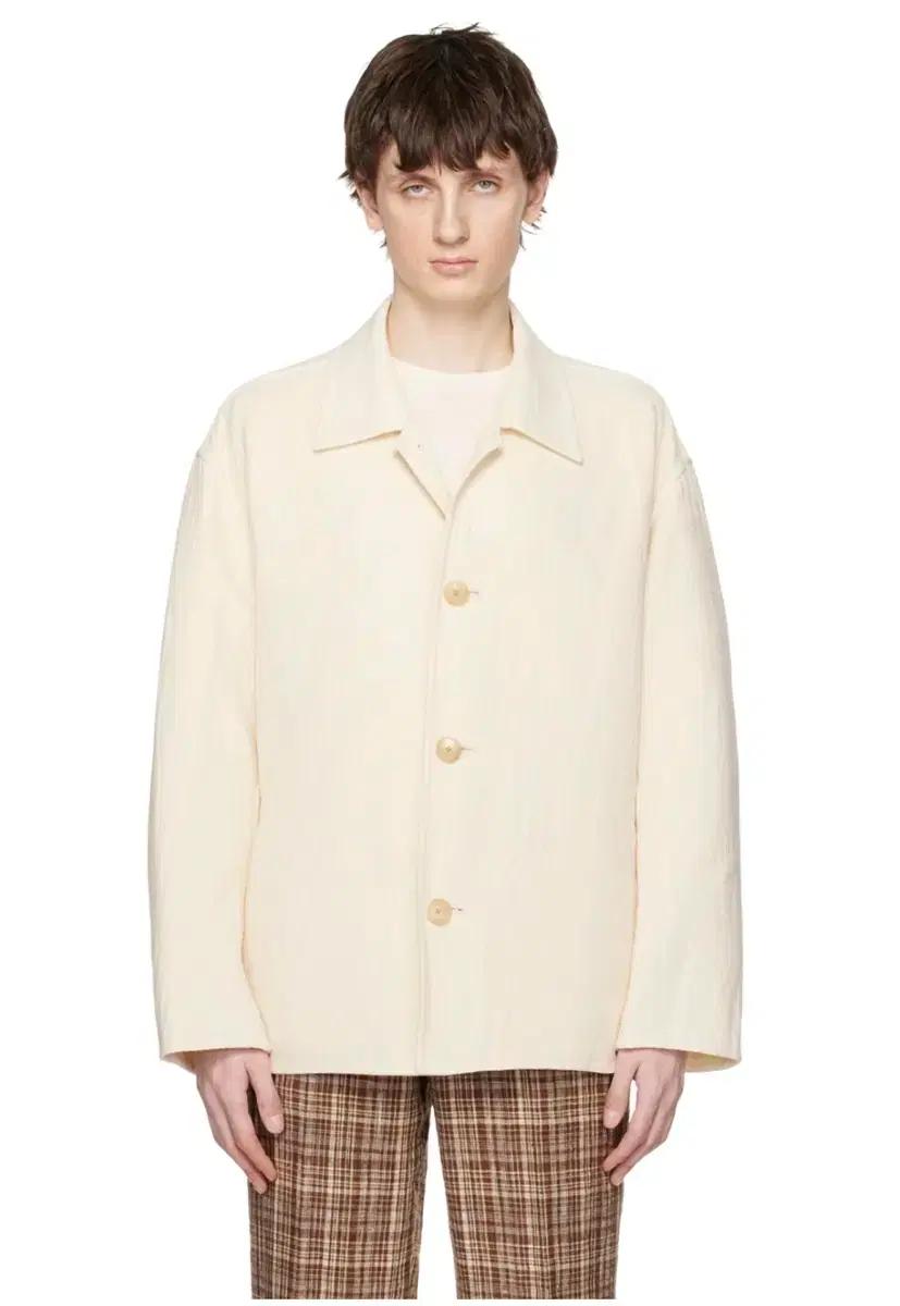 오라리 23ss 오프화이트 자켓