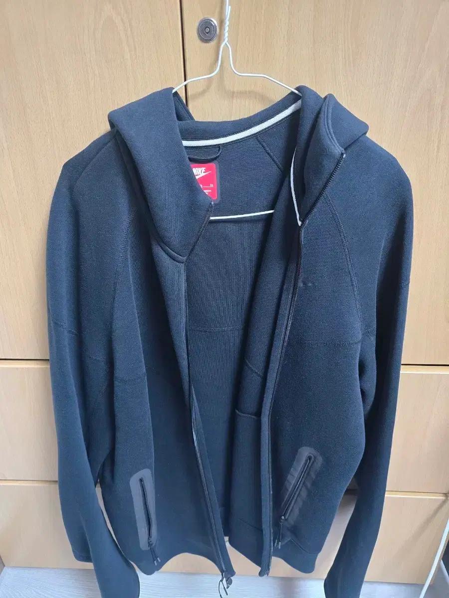 나이키 테크 플리스 후드 집업 블랙