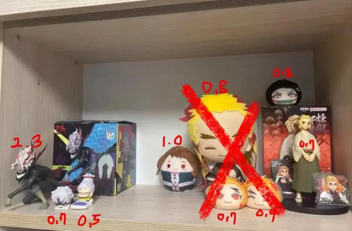 귀칼, 단다단, 나히아, 만쥬, 후와, 피규어 양도, 제시