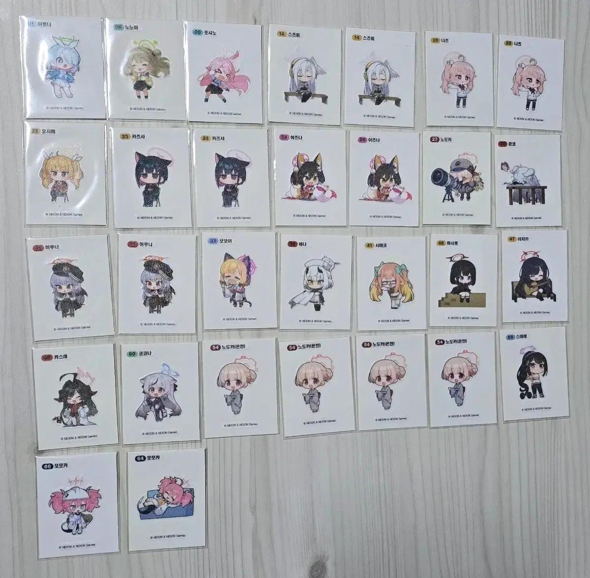 블아 gs25 띠부실 1차 >>>2차 또는 트릭컬 띠부씰 교환