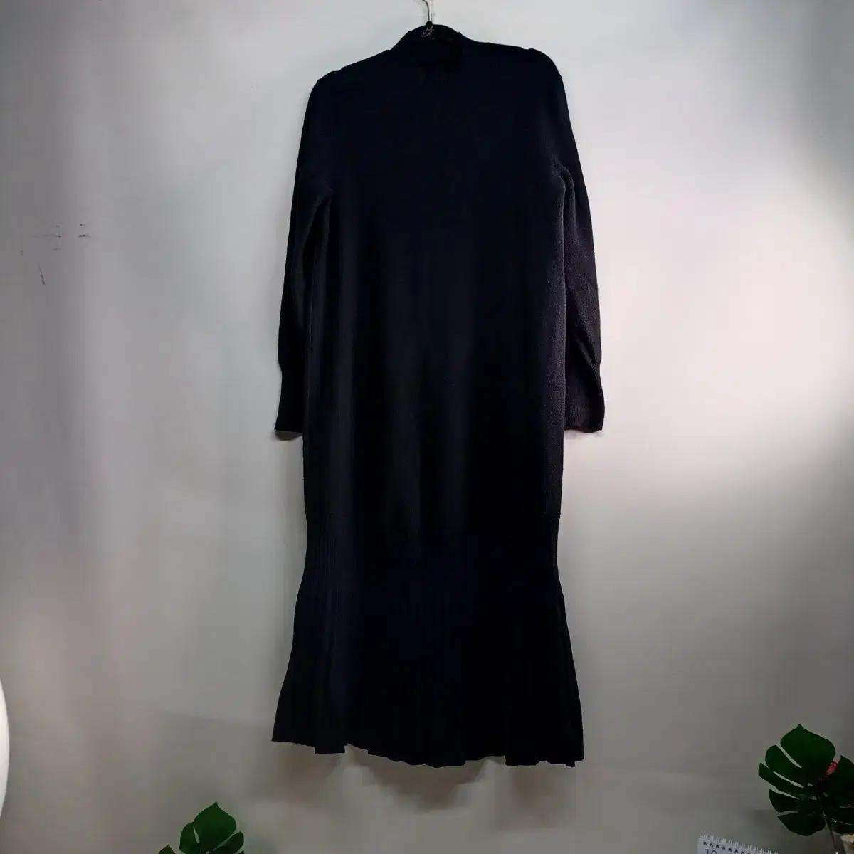 블랙 롱 니트 원피스95사이즈 겨울 510155