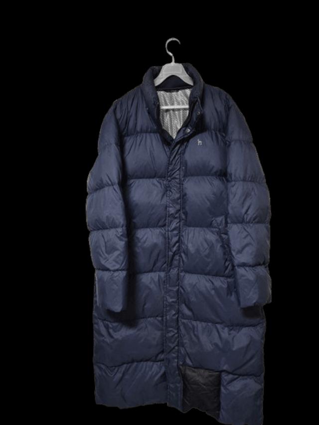 헤지스골프HAZZYS 오리털 정품 남성 겨울용 남자롱다운패딩점퍼코트100