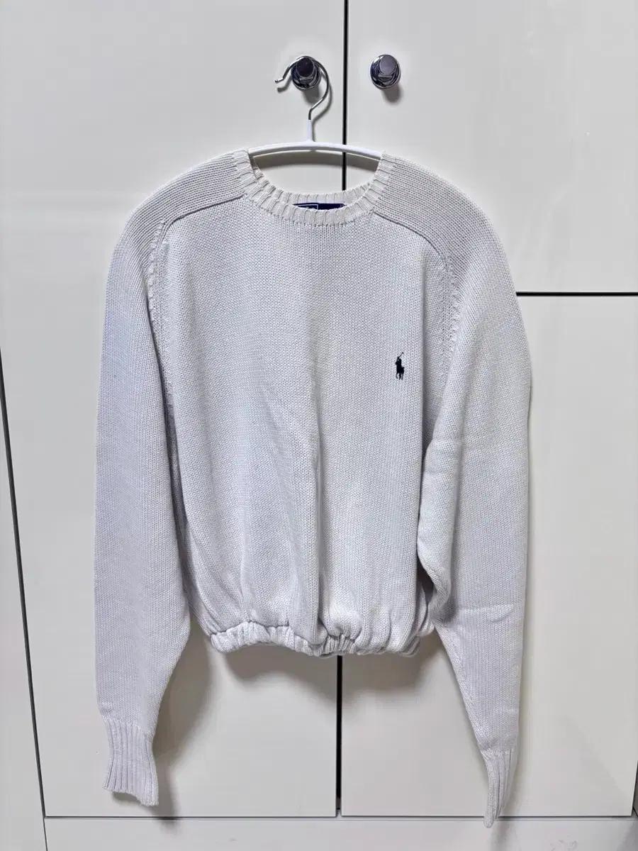 김코디 빈티지 폴로 크롭 니트