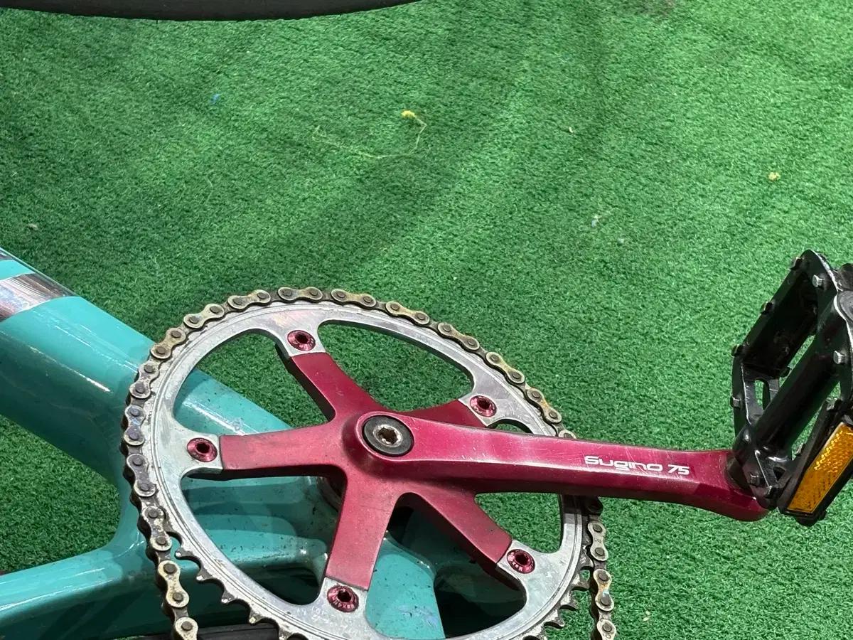 스기노75 레드 크랭크셋 판매/교신