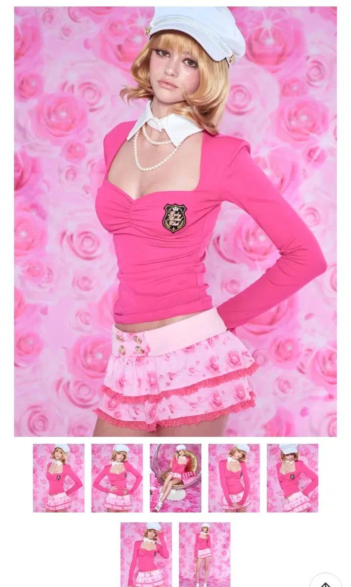 구해요) 베이비메탈클럽 Rose bonbon mini skirt