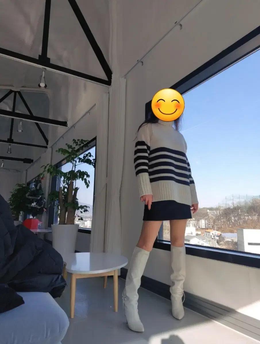 이자벨마랑 화이트 롱부츠 36