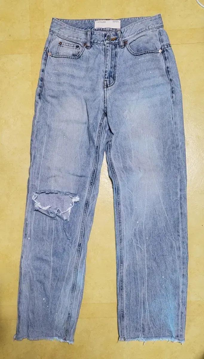44 페이탈리즘 #0237 trabus paint jeans