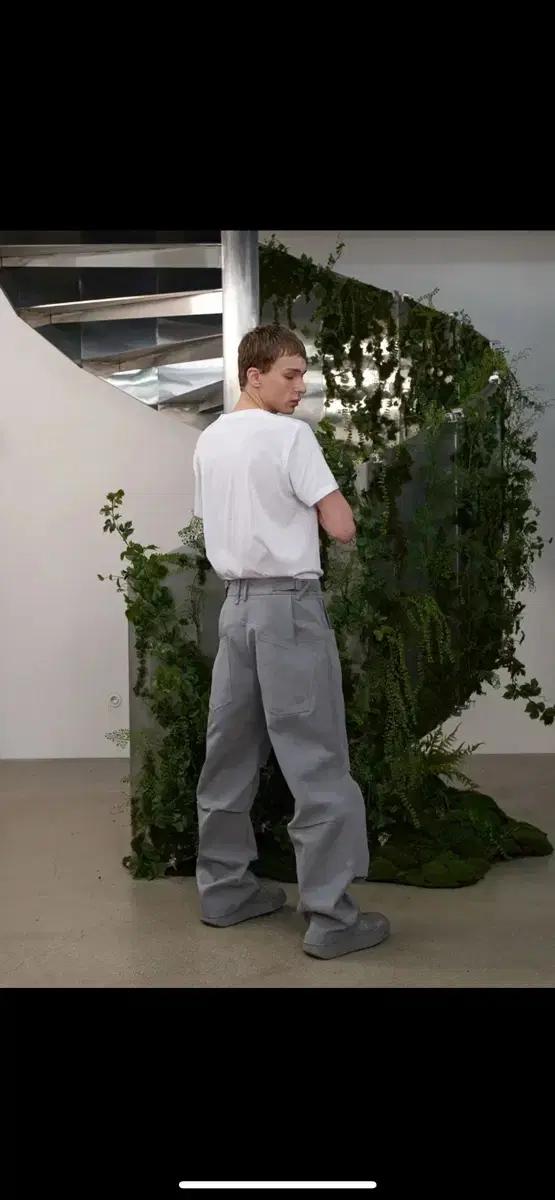 이예 yiyae 하드팬츠 그레이 S