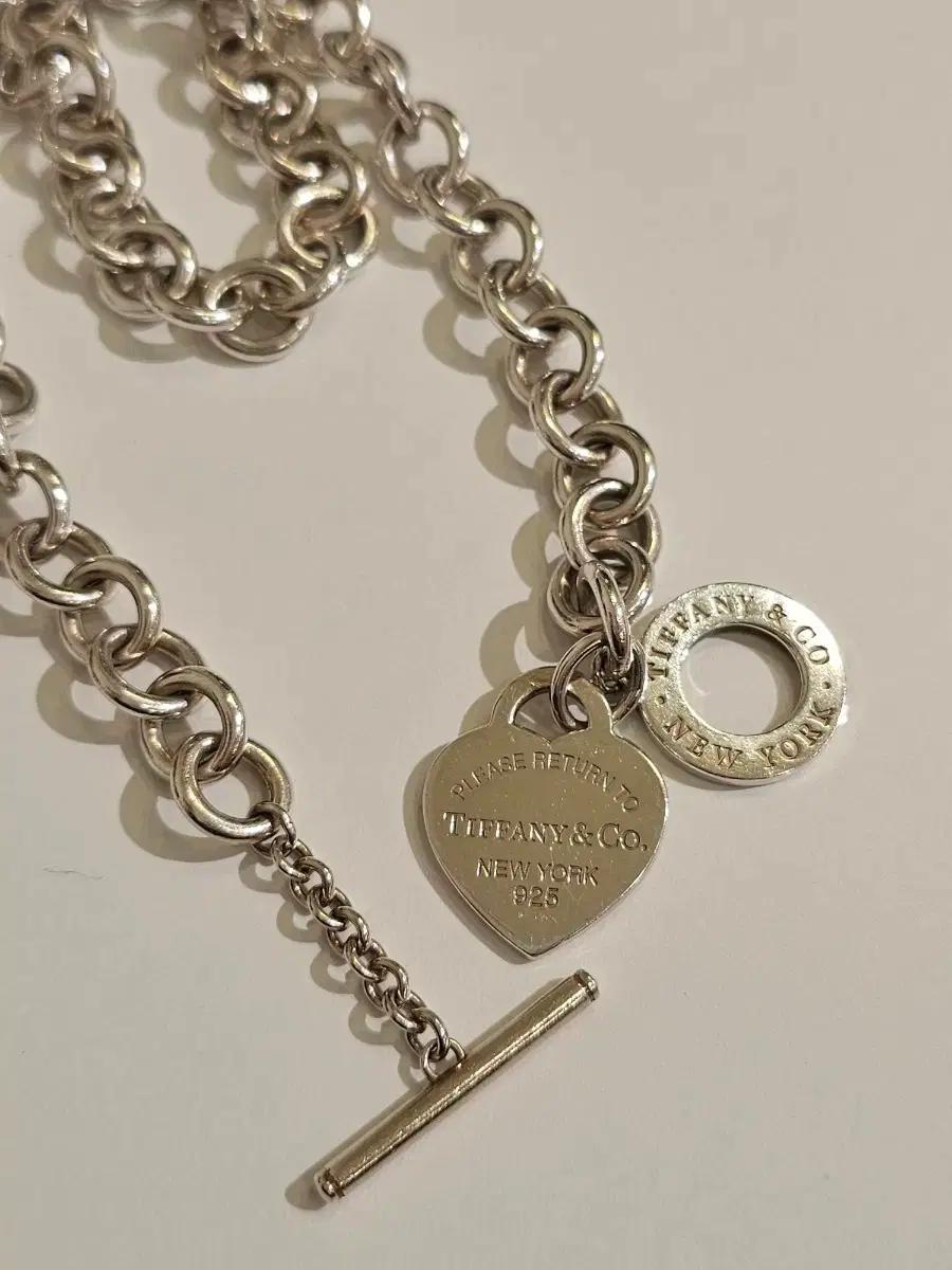 티파니앤코 토글 목걸이(4센치연장)