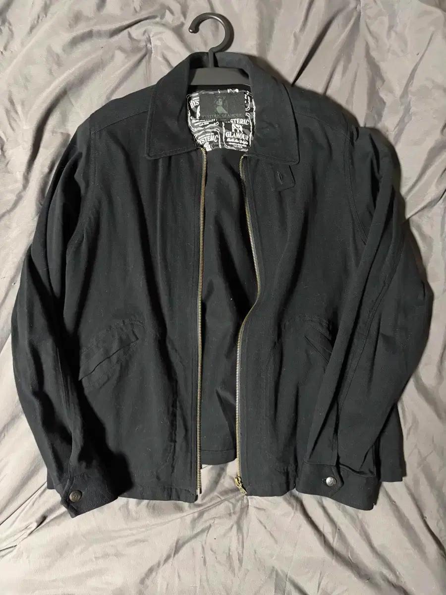 히스테릭글래머 스윙탑 자켓 블랙 L