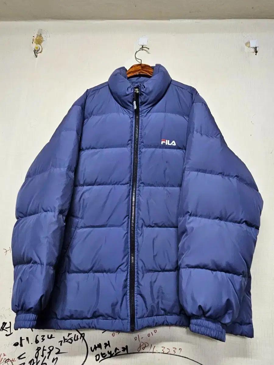 휠라 FILA 네이비 푸퍼 패딩 점퍼
