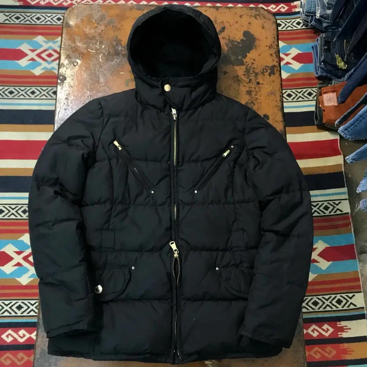 로렌 랄프로렌 블랙 덕다운 후디 패딩 점퍼 여성 55 66 사이즈