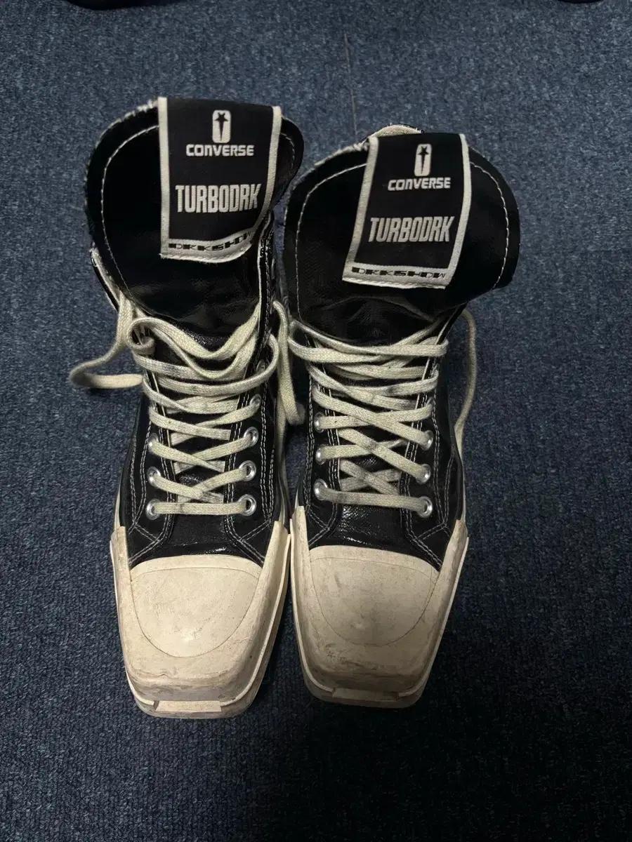 릭오웬스 컨버스 터보다크 척테일러 255 유광블랙