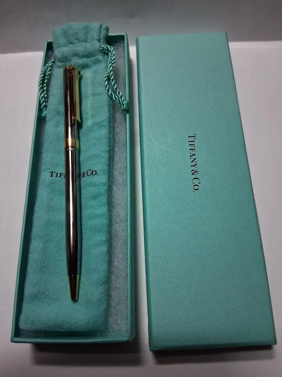 티파니앤코 골드링 T클립 실버크롬콤비볼펜 오리지널풀박