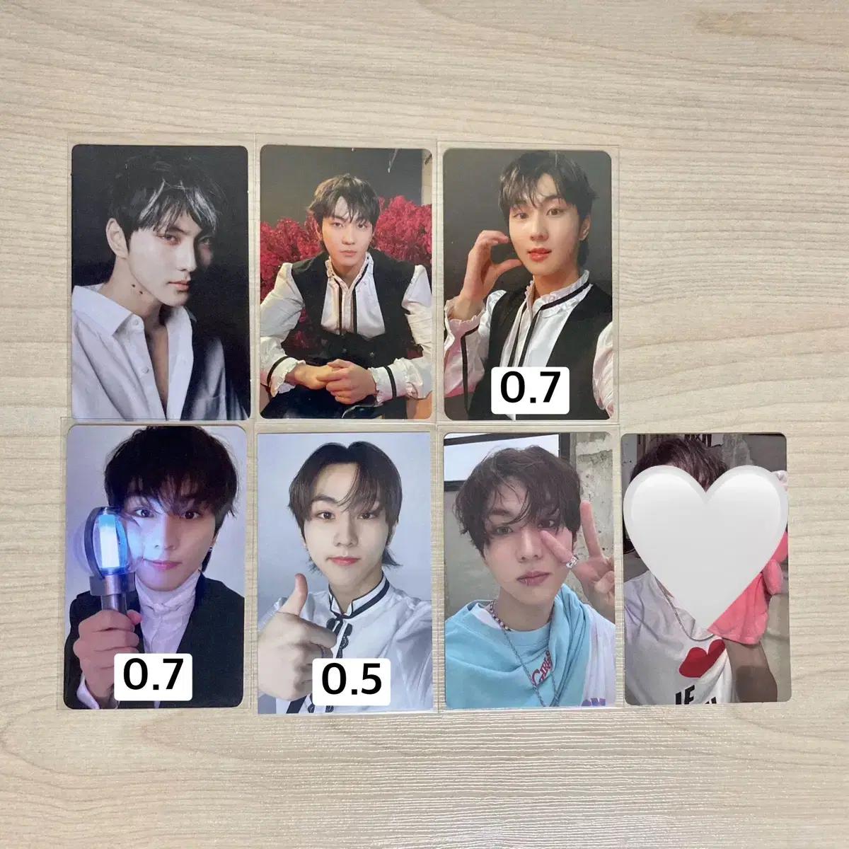 양정원 정원 6장 1.2 엔하이픈 포카 양도 급처 일괄