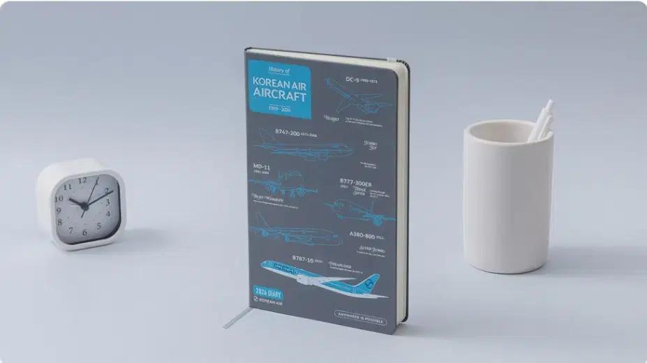 (새상품)2026 대한항공 몰스킨 다이어리(배송비 포함)