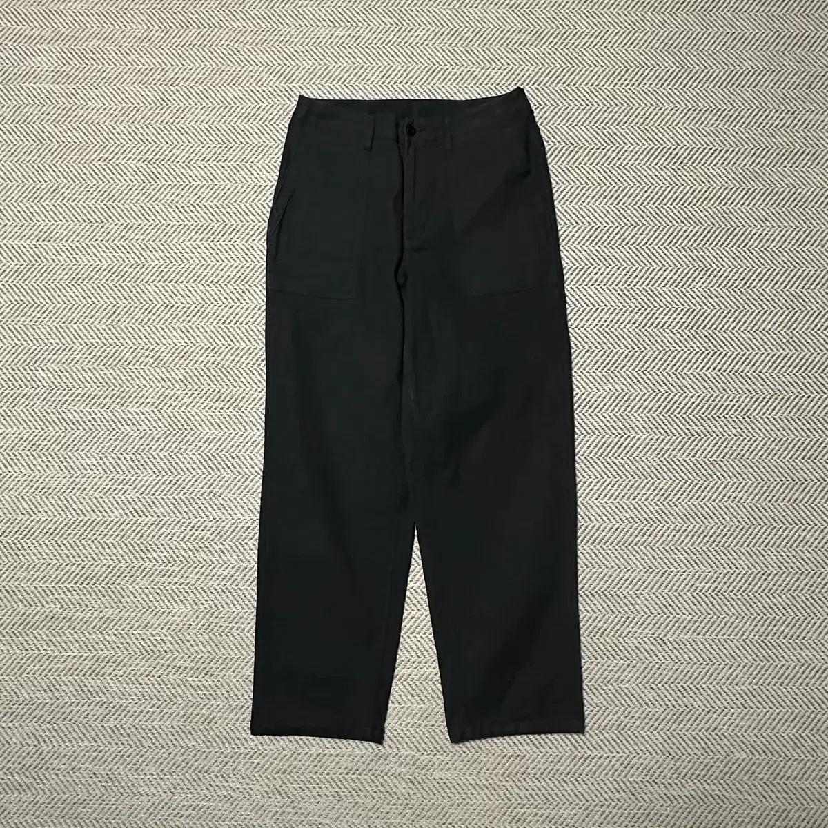COEN fatigue pants chino black work