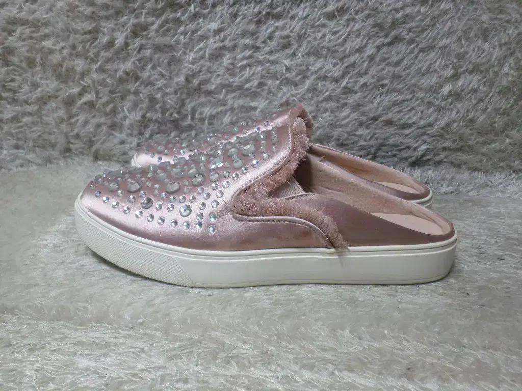 후루룩구제 245 알도 뮬 큐빅 핑크 스니커즈 운동화 중고 신발