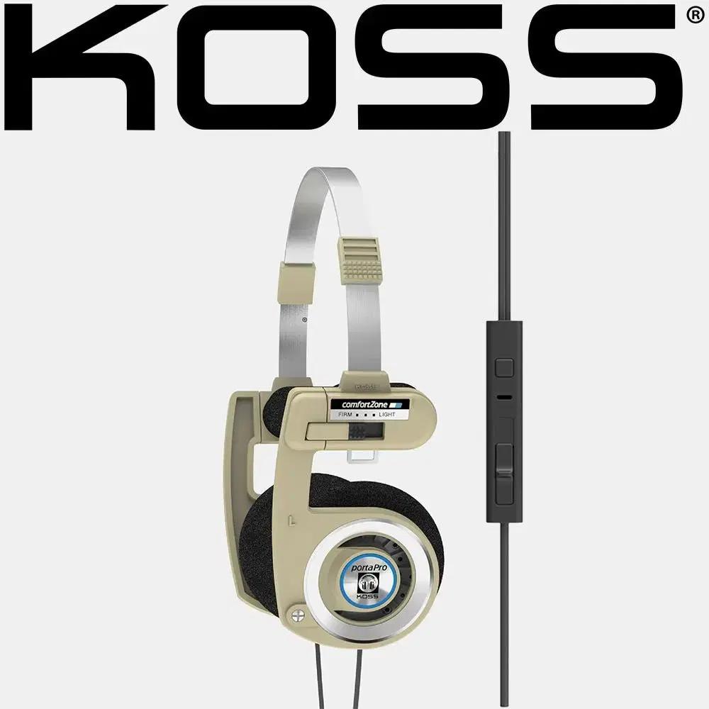 KOSS 코스 포타프로 포르타 프로 헤드셋 베이지