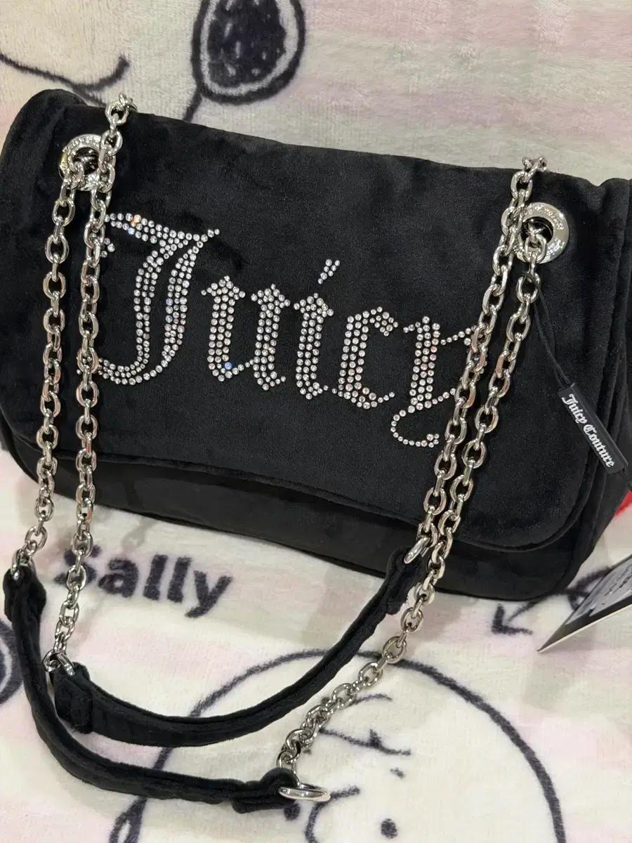 쥬시꾸뛰르 블랙벨벳 체인백 베이비메탈클럽 베이비베어 갸루