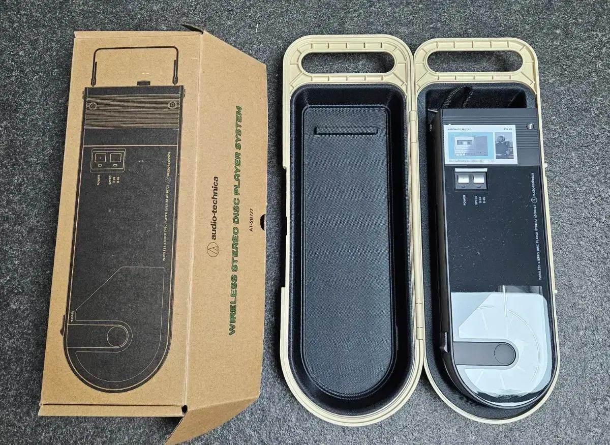 오디오테크니카 블루투스 휴대용 턴테이블 LP