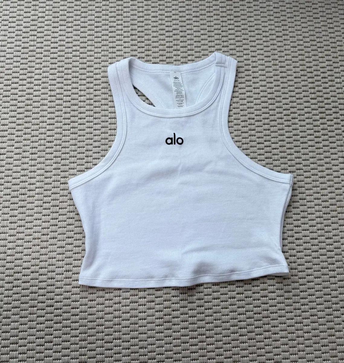 ALO yoga알로요가 Aspire Tank 흰색 S