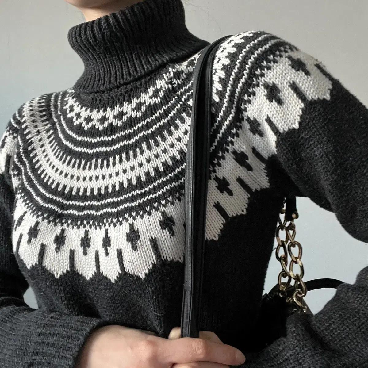 POLO RALPH LAUREN Fair Isle knit DRESS