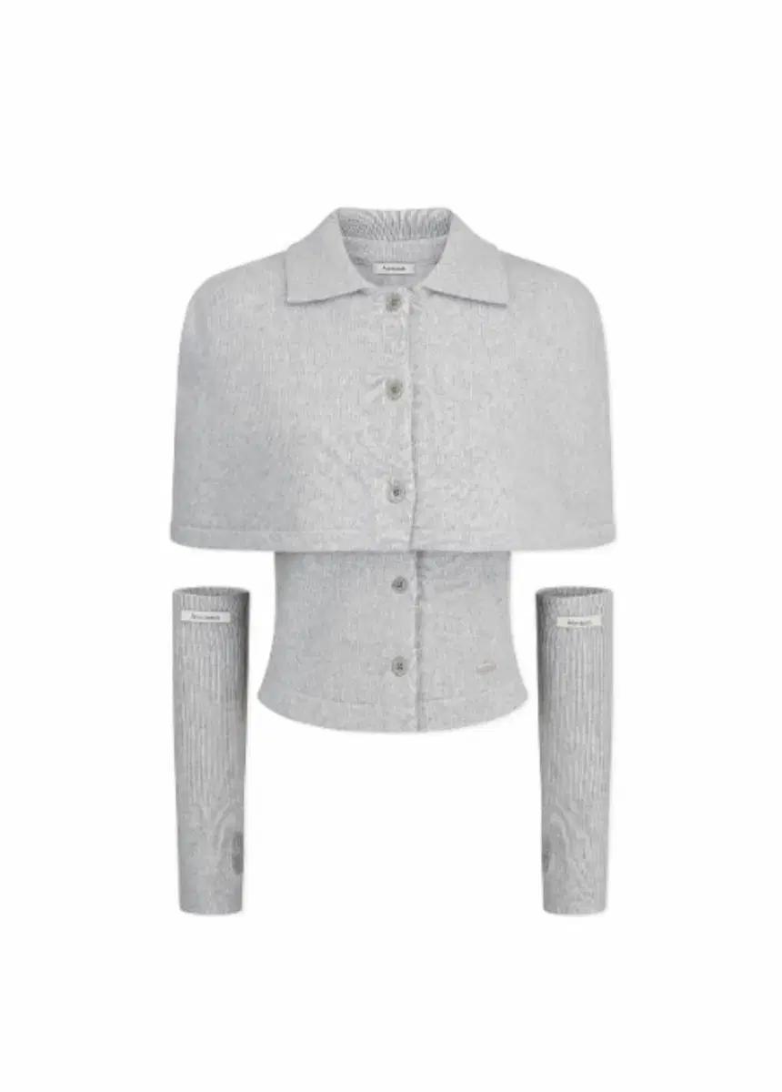 아비에무아 캐시미어 케이프 가디건 핸드 워머 세트