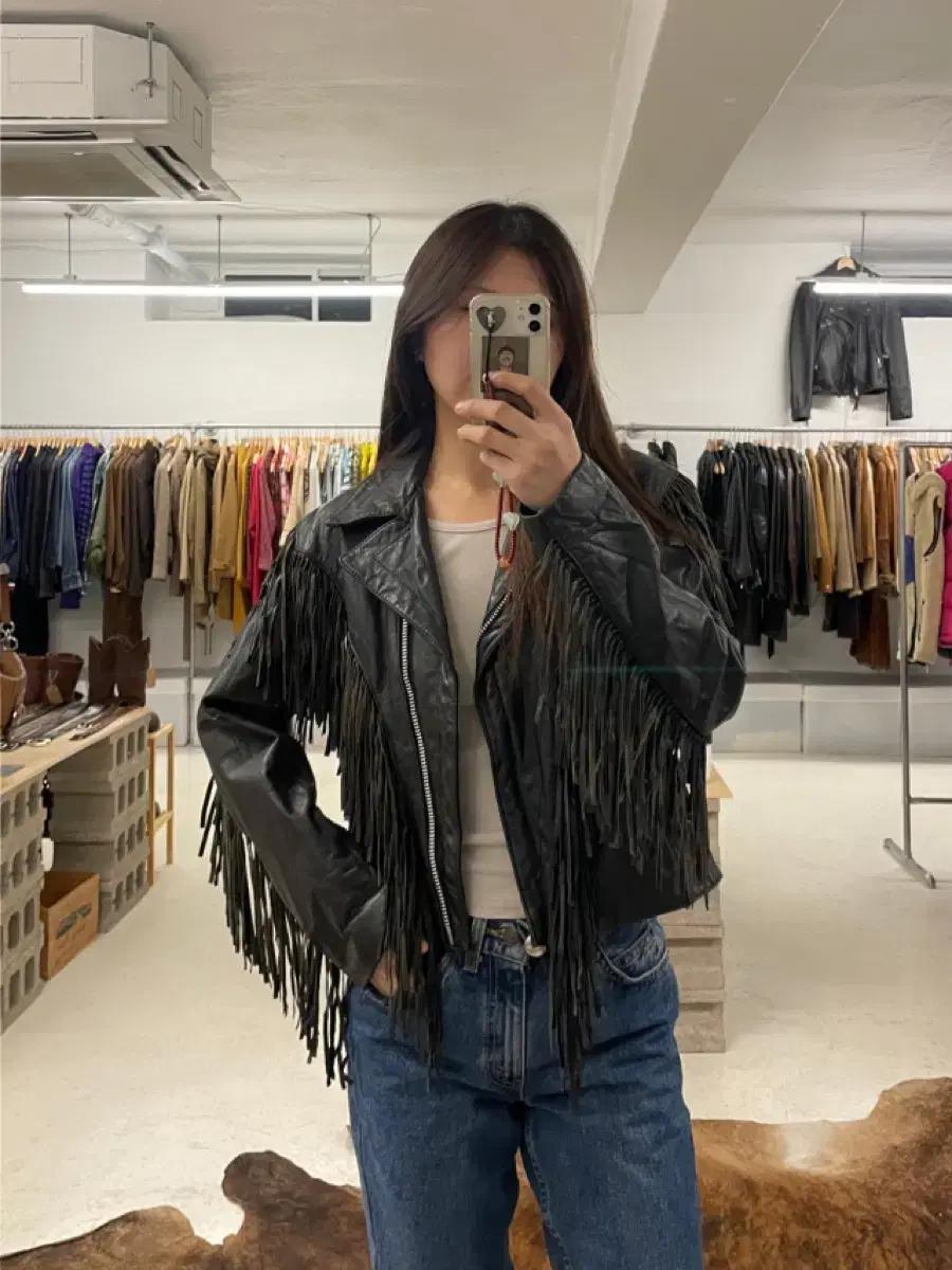 VTG concho fringe rider jacket 웨스턴 자켓