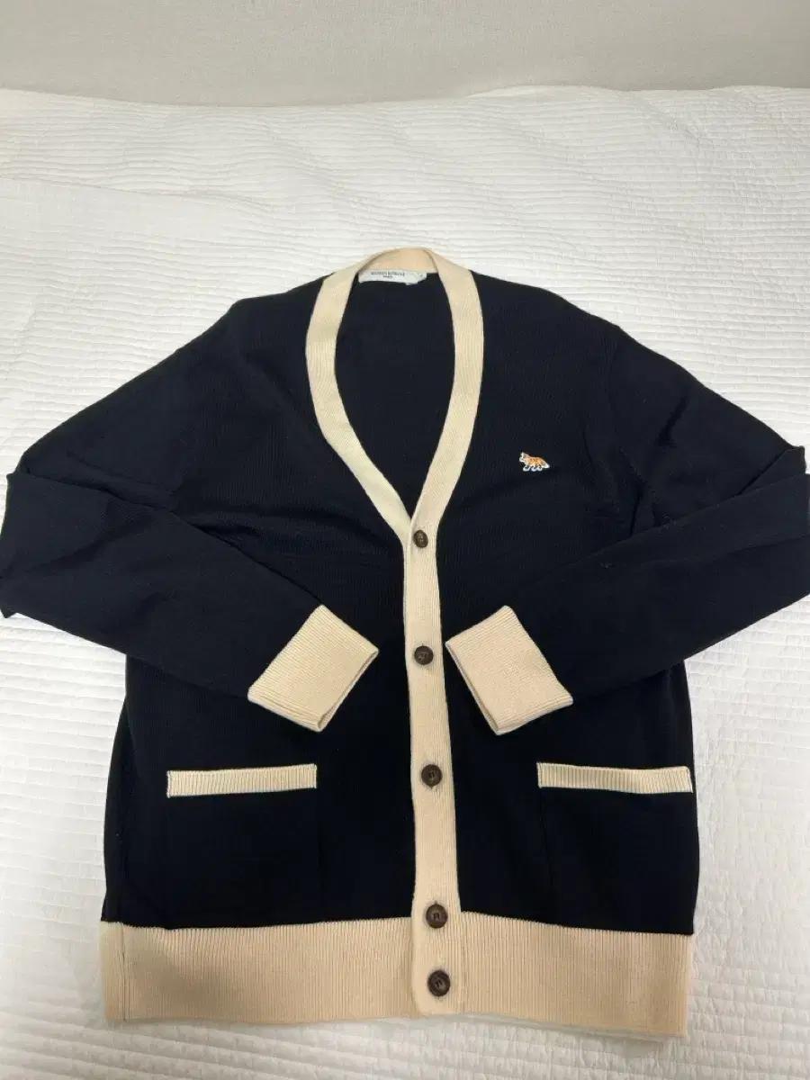 메종키츠네 가디건XL