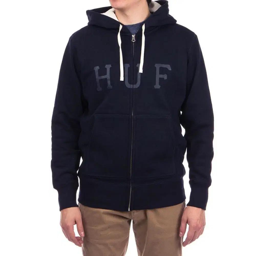 HUF 허프 네이비 후드집업