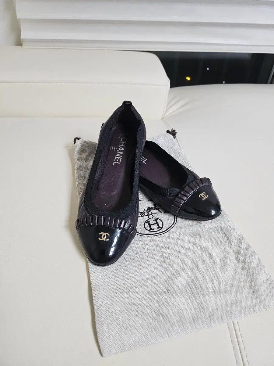 샤넬 발레리나 플랫 블랙 여성 슈즈