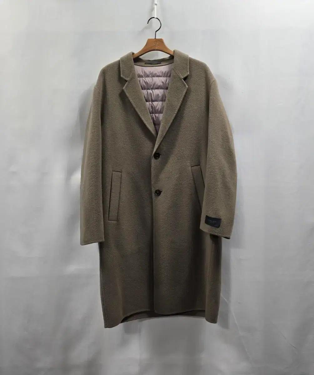 0755 HEATHEN 히든 패딩 라이너 울 롱 코트 남성 100~105