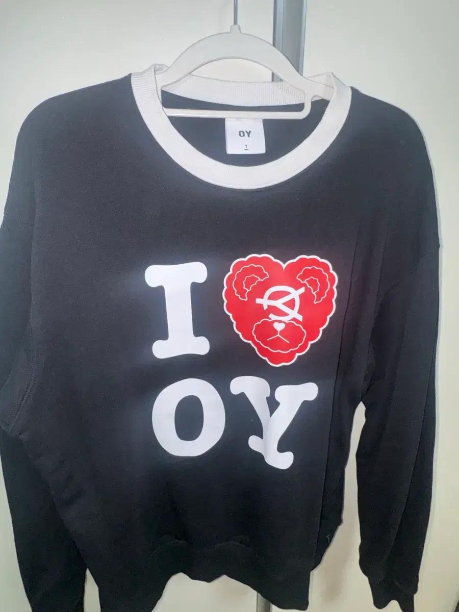OY 아이러브 I love oy 맨투맨 1사이즈