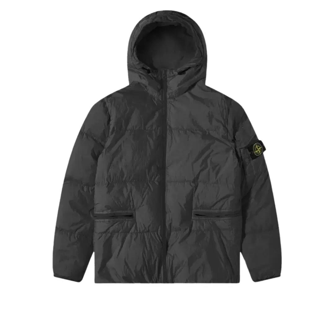 스톤아일랜드 크링클랩스 가먼트다잉 블랙 xl 22fw